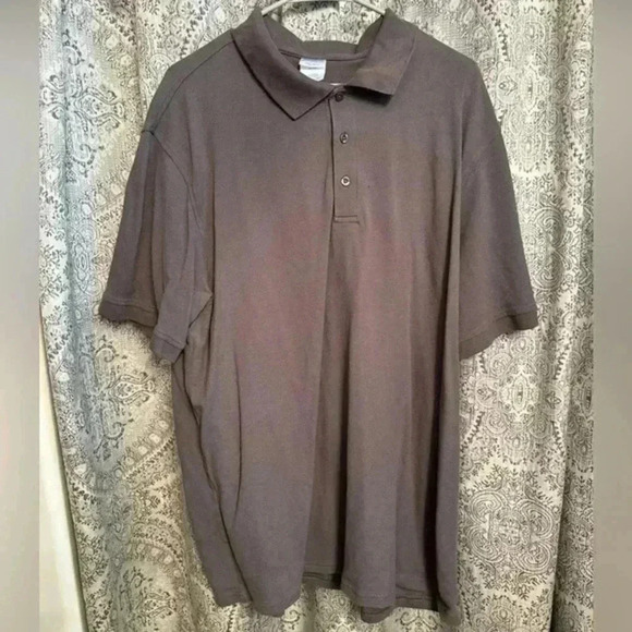 Port & Company Men’s Gray Polo - Picture 1 of 3